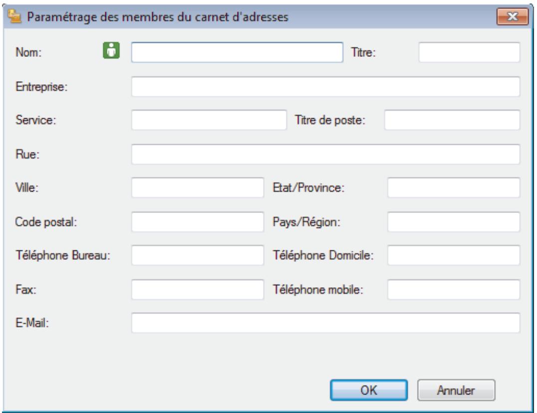 BROTHER MFC-L2710DW - Ajouter un membre à votre carnet d'adresses PC-FAX (Windows®) - 1