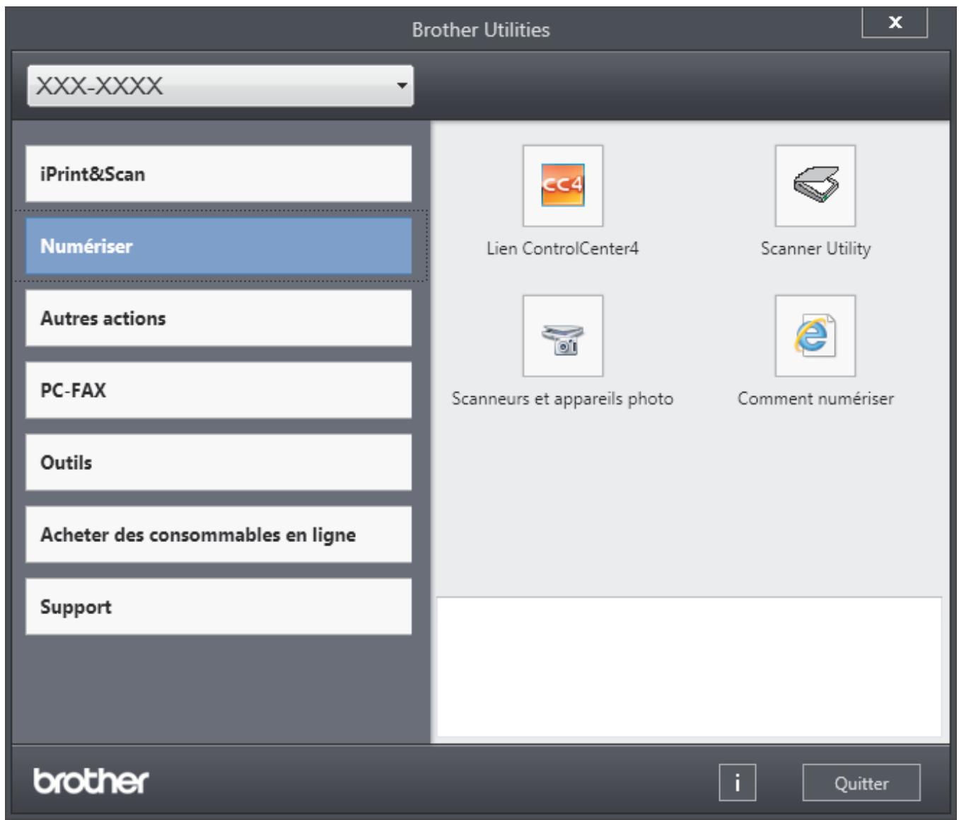 BROTHER MFC-L2710DW - Acceder aux utilaitaires Brother (Windows®) - 1