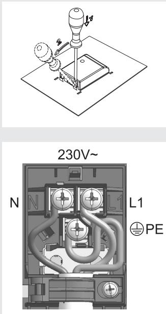 GORENJE BOP 88 ORA - Raccordement au réseau électrique - 1
