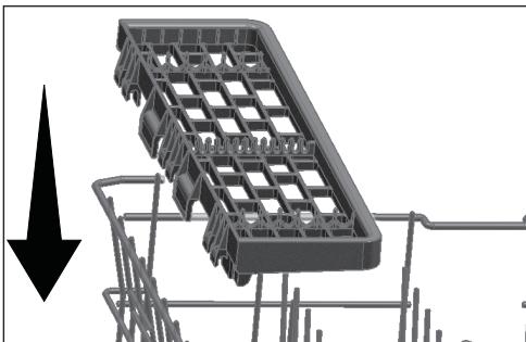 DARTY TDFV15315W - Support multifonction du panier supérieur - 3