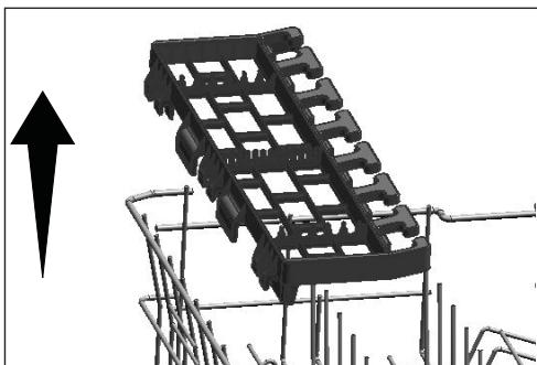 DARTY TDFV15315W - Grille de service multifonction du panier supérieur - 2