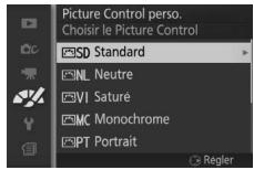 NIKON 1J3WH+10-30+30-110 - Sélectionnez un Picture Control. - 1