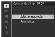 NIKON 1J3WH+10-30+30-110 - Création d'une commande d'impression DPOF : réglage d'impression - 1