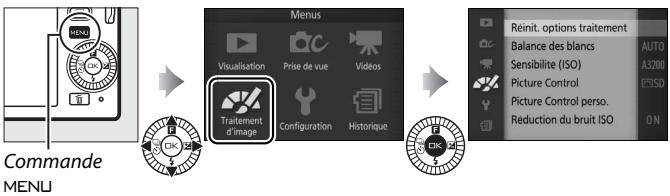 NIKON 1J3WH+10-30+30-110 - Menu Traitement d'image - 1