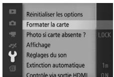 NIKON 1J3WH+10-30+30-110 - Formatage des cartes mémoire - 1
