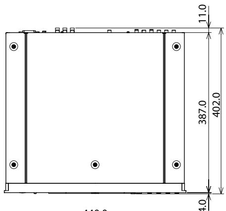 MARANTZ BD8002 - DIMENSIONS EXTERNES MAXIMALES - 1