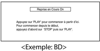 MARANTZ BD8002 - 1) Pendant la lecture, appuyez sur ■. - 1