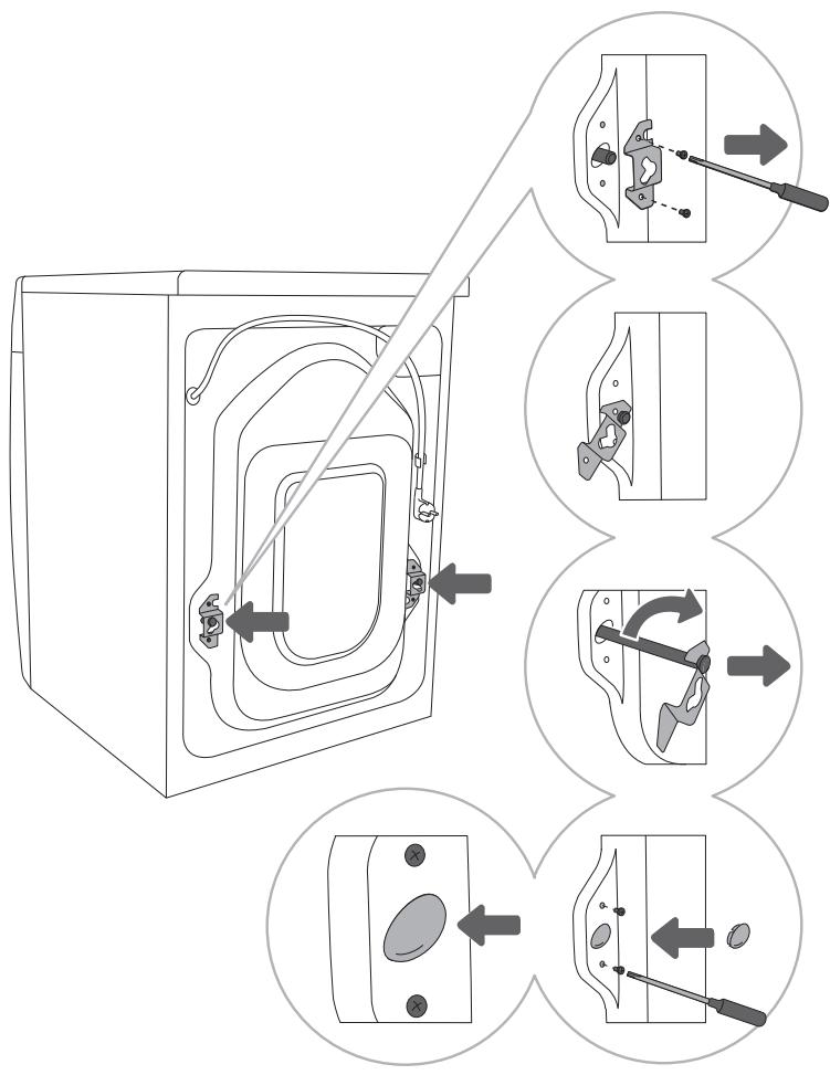 HISENSE W1014FQRT - DéPOSE DES PROTECTIONS DE TRANSPORT - 1