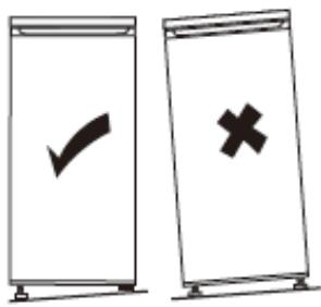 BRANDT BFU7610SW - Levelling the unit - 1