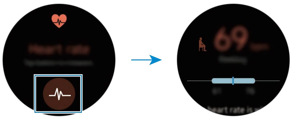 SAMSUNG GEAR S2 SPORT BLANC - Calculer votre fréquence cardiaque - 1