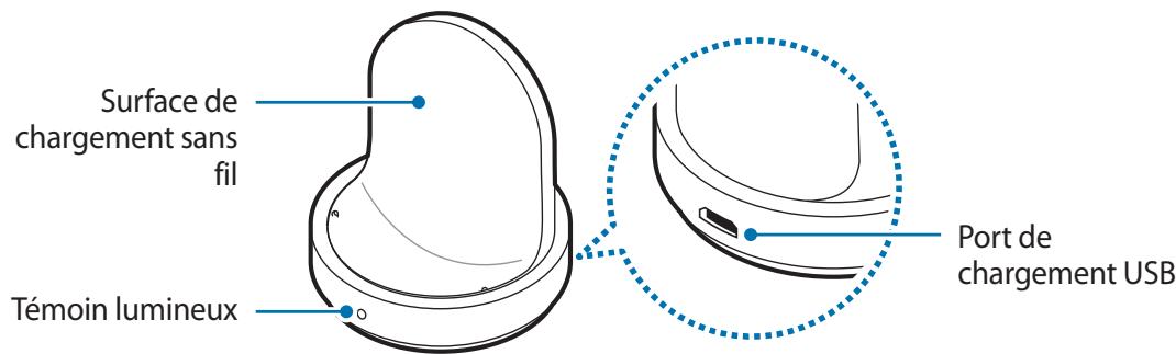 SAMSUNG GEAR S2 SPORT BLANC - Station de chargement sans fil - 1
