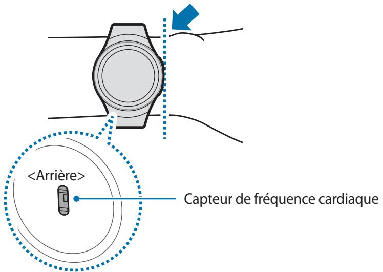 SAMSUNG GEAR S2 SPORT BLANC - Mettre la Gear en place - 1