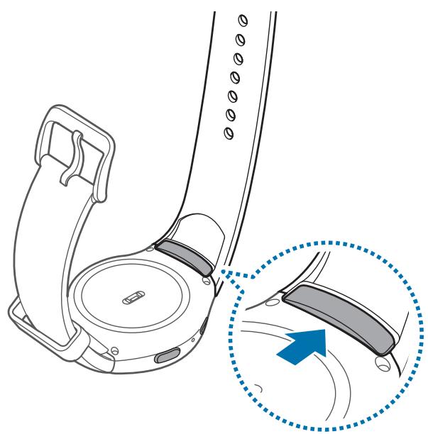 SAMSUNG GEAR S2 SPORT BLANC - Remplacer le bracelet - 1