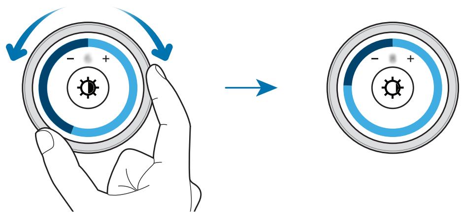 SAMSUNG GEAR S2 SPORT BLANC - Régler des valeurs - 1