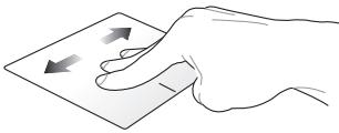 ASUS ZENBOOK FLIP 78256 - Défilament à 3 doigs (gauche/droite) - 1