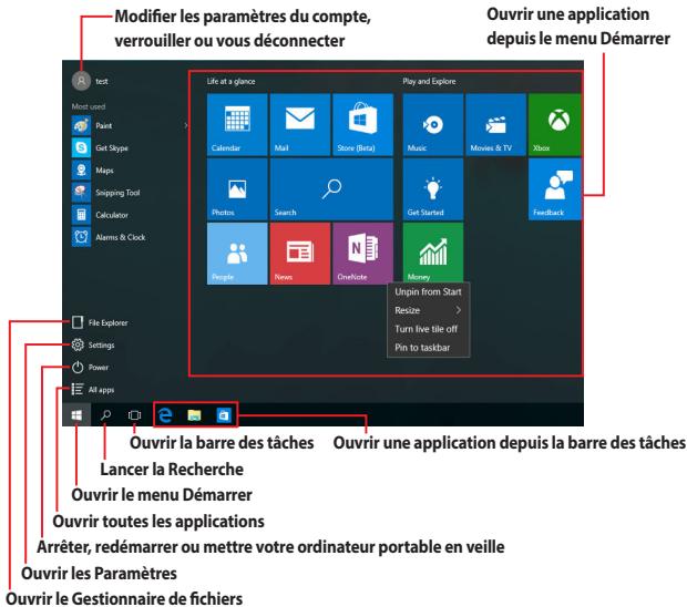 ASUS ZENBOOK FLIP 78256 - Menu Demarrer - 1
