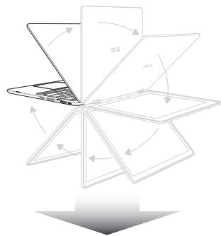 ASUS ZENBOOK FLIP 78256 - Faire tournier l'écran d'affichage - 1