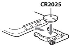 SONY ICFDS11IPB.CEF - Quand remplacer la pile - 2