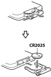 SONY ICFDS11IPB.CEF - Quand remplacer la pile - 1