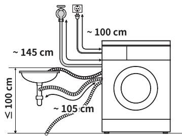 LG F854N51WHSB - Pour modèle avec pompe à vidange - 1