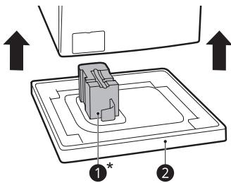 LG F854N51WHSB - Soulever l'appareil de sa base en mousse - 1