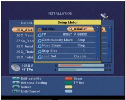 VISIOSAT TVS 5000 RS GRIS - Taille des pas - 1