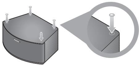 BOSER CINEMATE GS II - Mise en place des composants - 2