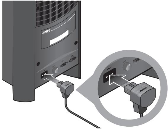 BOSER CINEMATE GS II - Connexion au secteur - 3