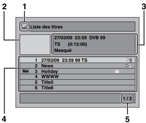 TOSHIBA RD-H100DT - Appuyez sur [HDD] ou sur [DVD], puis appuyez sur [TOP MENU]. - 1