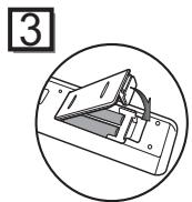 TOSHIBA RD-H100DT - Installation des Piles Dans la Télecommande - 3