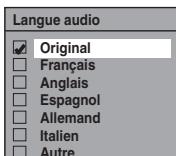 TOSHIBA RD-H100DT - Langue audio (Par défaut: Original) (DVD uniquement) - 1