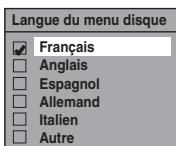 TOSHIBA RD-H100DT - Langue du menu disque (Par défaut: Français) (DVD uniquement) - 1