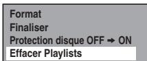TOSHIBA RD-H100DT - Effacement de toutes les Playlists - 3