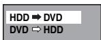 TOSHIBA RD-H100DT - Sélectionné le sens de repiquage désiré au moyen de [ / ] , puis appuyez sur [ENTER/OK]. - 1