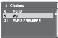 TOSHIBA RD-H100DT - Déplacement de chaînes - 1