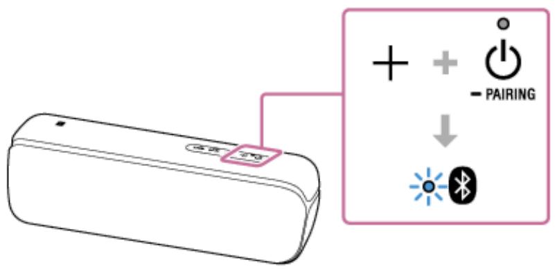 SONY XB-52 - Lors de l'utilisation des touches de l'enceinte - 1