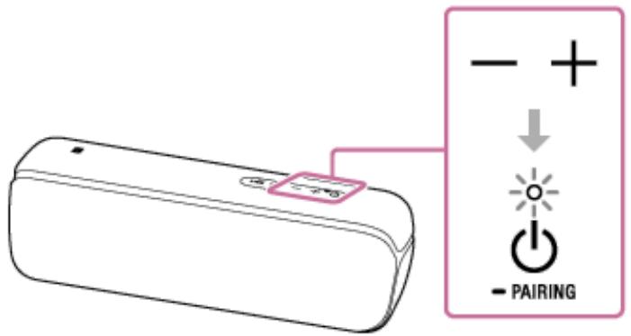 SONY XB-52 - Réglez le volume en appuyant sur les touches - / + (volume) de l'enceinte ou réglez le volume du périphérique BLUETOOTH. - 1