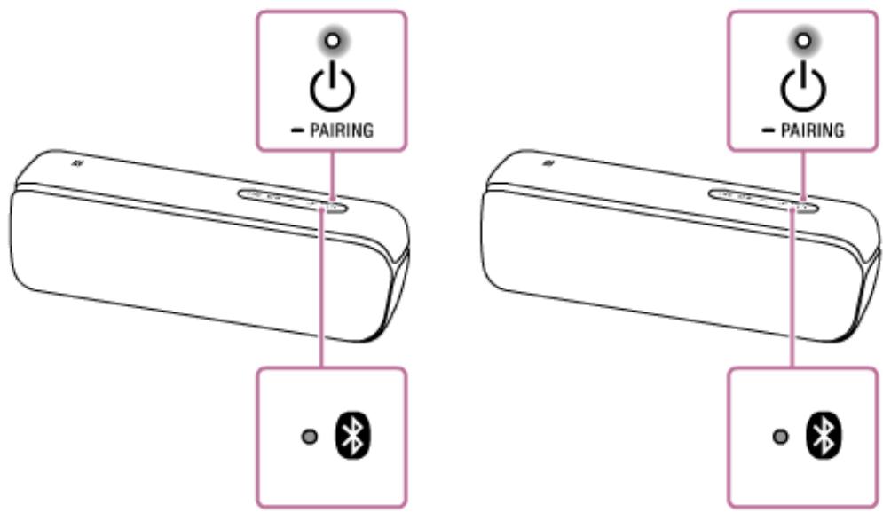 SONY XB-52 - Placez les 2 enceintes à moins de 1 m (3,2 pi) l'une de l'autre, puis mettez-les sous tension. - 1