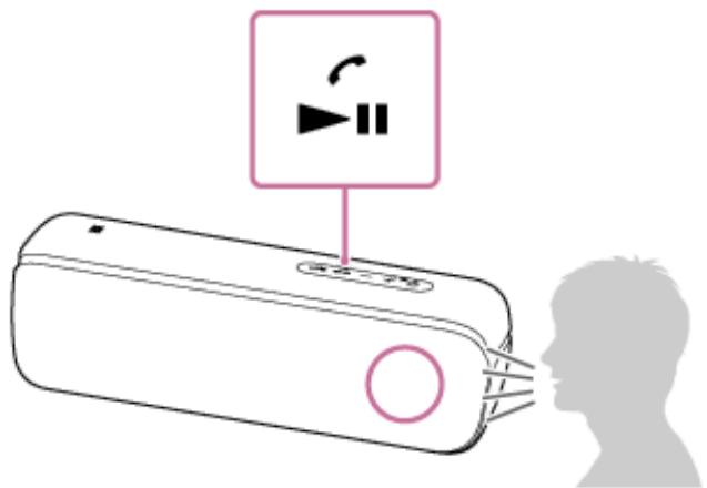 SONY XB-52 - Appuyez sur la touche (lecture)/ (appeal) à la réception d'un appel. - 1