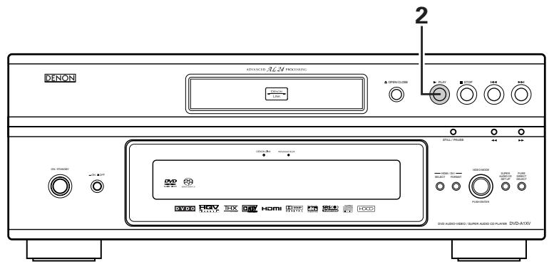 DENON DVD-A1XV - LECTURE DES PISTES DANS UN ORDRE ALEATOIRE - 1