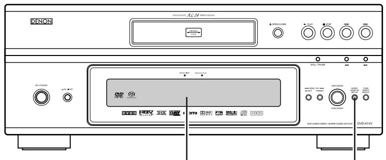 DENON DVD-A1XV - UTILISATION DE LA CONFIGURATION DU SUPER AUDIO CD - 1