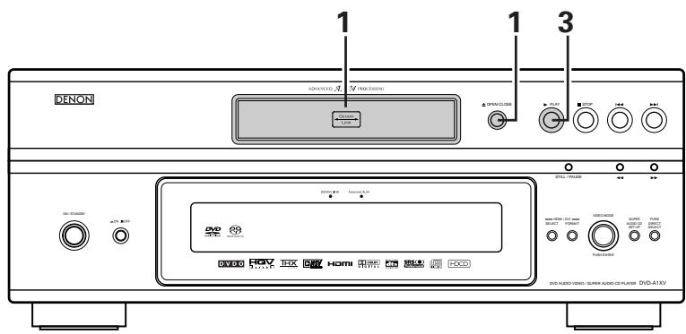 DENON DVD-A1XV - Lecture d/images fixes mémorisées sur des CD-R/RW - 1
