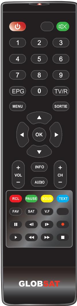 GLOBSAT GS2000FRANSAT - Telecommande - 1