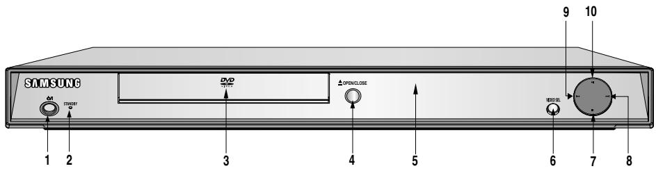 SAMSUNG DVD-P1080P7 - Face avant - 1