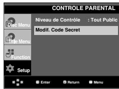 SAMSUNG DVD-P1080P7 - Changement du mot de passer - 3