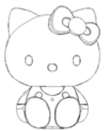 HELLO KITTY ENCEI SPEAKER XXL - \section*{Caracteristiques du Haut-parleur XXL} - 1