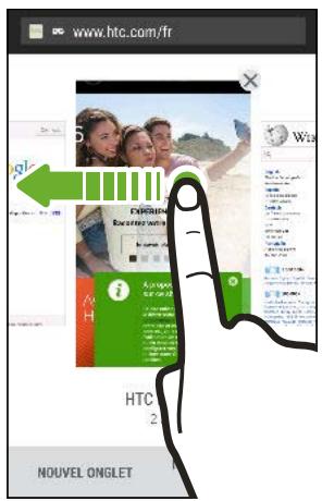 HTC ONE M8 S ACIER - Utiliser les onglets du navigateur - 1