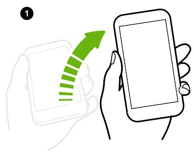 HTC ONE M8 S ACIER - Réveiller et déverrouiller l'écran - 1