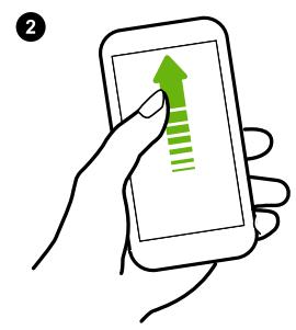 HTC ONE M8 S ACIER - Réveiller et déverrouiller l'écran - 2