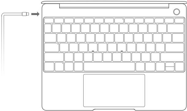 HUAWEI MATEBOOK 13 I7 8GORAM 512G0 SSD - Chargement de votre MateBook 13 - 1